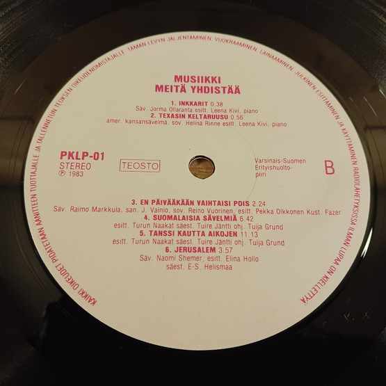 LP-levy, Musiikki meitä yhdistää