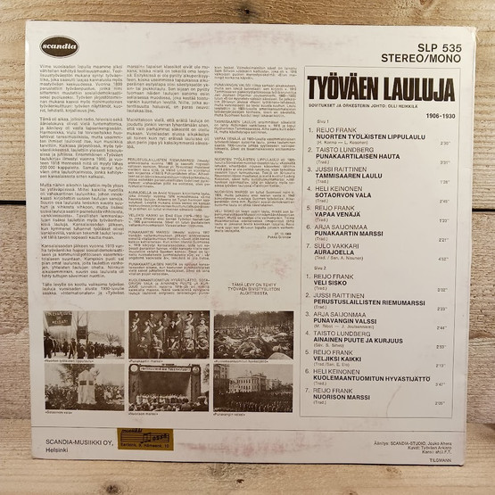 LP-levy, Työväen lauluja