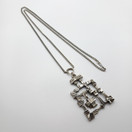 Kaulakoru, hopeaa, design Pentti Sarpaneva