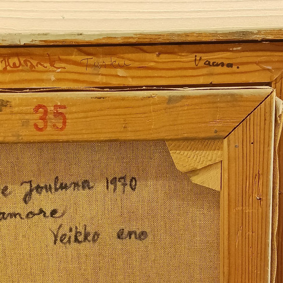 Taulu, Iso-Lauri, sign. Veikko Laukkanen 1967