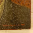 Taulu, Seppä, sign. Veikko Laukkanen 1974