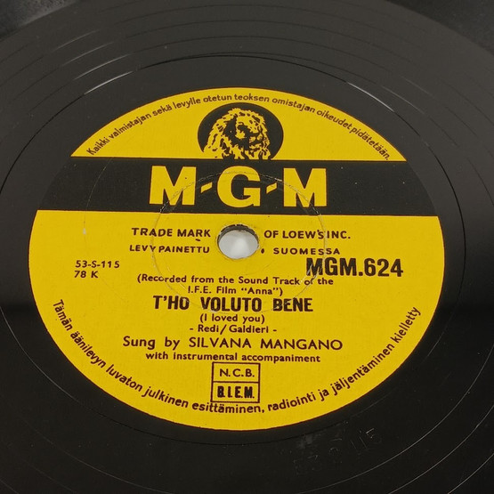 Savikiekko, MGM, Silvana Mangano