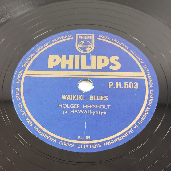 Savikiekko, Philips, Holger Hersholt ja Hawaij-yhtye