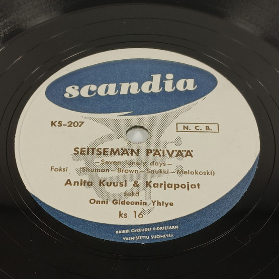 Savikiekko, Scandia, Olavi Virta, Anita Kuusi