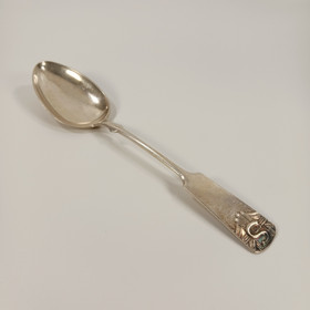 Suojeluskuntalusikka, hopeaa