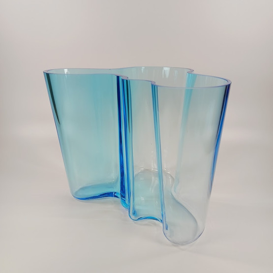 Aalto maljakko, sininen, design Alvar Aalto