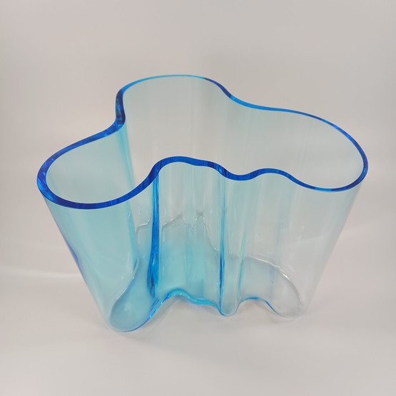 Aalto maljakko, sininen, design Alvar Aalto