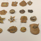 25kpl setti rintamerkkejä ja pinssejä