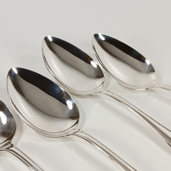 Lusikat 6kpl, Chippendale, hopeaa