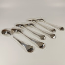 Lusikat 6kpl, Chippendale, hopeaa