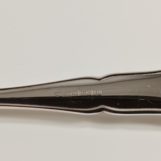 Lusikat 6kpl, Chippendale, hopeaa