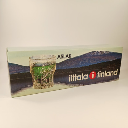 Lasi 4kpl, Aslak, Iittala, design Tapio Wirkkala