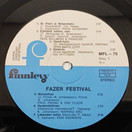LP-levy, Fazer Festival, 75-v. juhlalevy