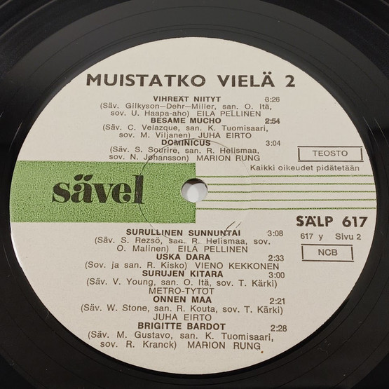 LP-levy, Muistatko vielä 2