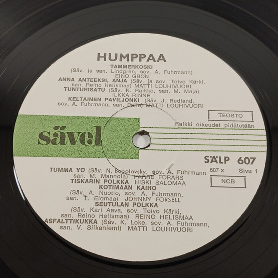 LP-levy, Humppaa