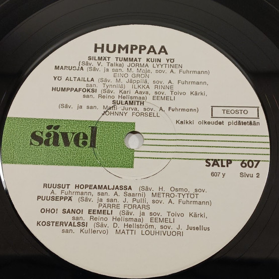 LP-levy, Humppaa