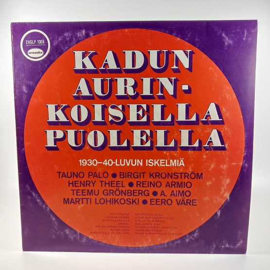 LP-levy, Kadun Aurinkoisella Puolella