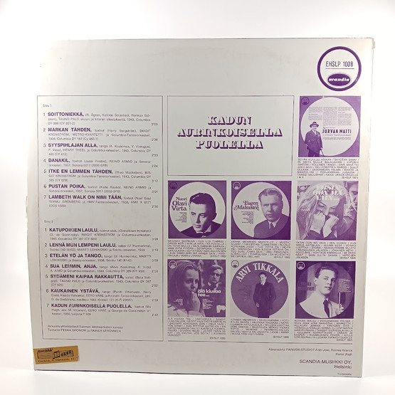 LP-levy, Kadun Aurinkoisella Puolella