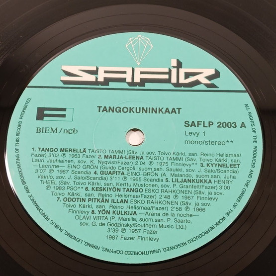 LP-levy, Tangokuninkaat