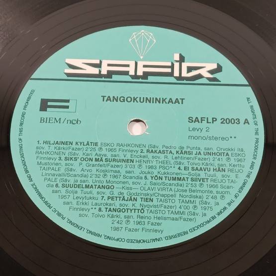LP-levy, Tangokuninkaat