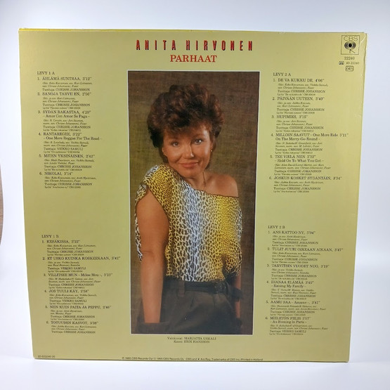 LP-levy, Anita Hirvonen, Parhaat