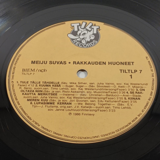 LP-levy, Meiju Suvas, Rakkauden huoneet