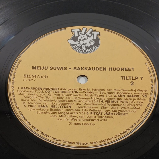 LP-levy, Meiju Suvas, Rakkauden huoneet