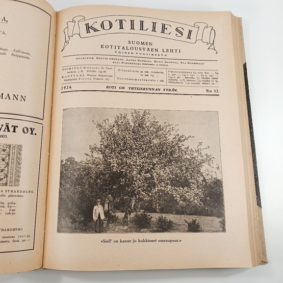Kirja, Kotiliesi v. 1924