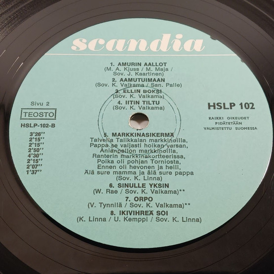 LP-levy, Kullervo Linnan Humppaveikot