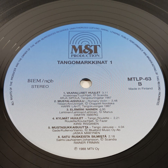 LP-levy, Tangomarkkinat 1