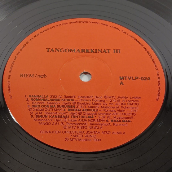 LP-levy, Tangomarkkinat 3