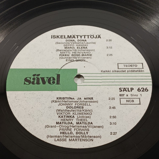 LP-levy, Iskelmätyttöjä