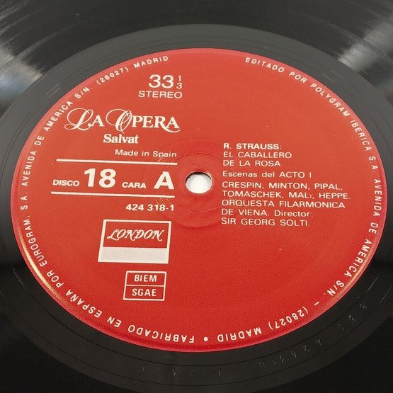 LP-levy, La Opera, El caballero de la rosa