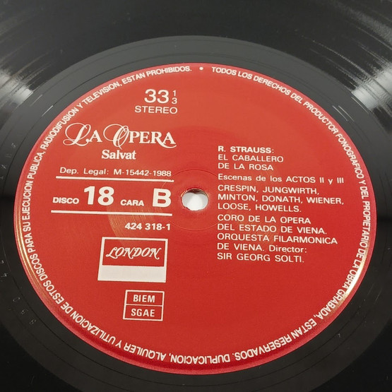 LP-levy, La Opera, El caballero de la rosa