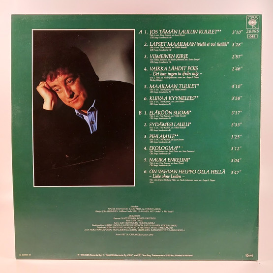 LP-levy, Reijo Kallio, Jos tämän laulun kuulet