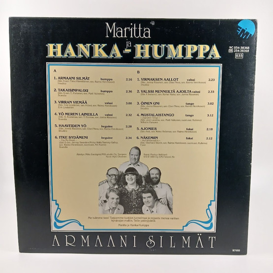 LP-levy, Maritta ja Hanka-humppa, Armaani silmät