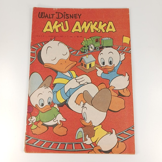 Sarjakuva, Aku Ankka, nro 4 A Huhtikuu 1957