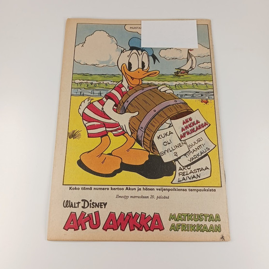 Sarjakuva, Aku Ankka, Varokaa leikkiviä lapsia!, nro 11 A Marraskuu 1957