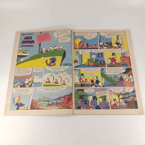Sarjakuva, Aku Ankka matkustaa Afrikkaan, nro 11 B 1957