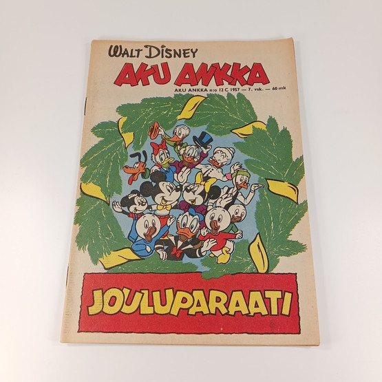 Sarjakuva, Aku Ankka, Jouluparaati, nro 12 C 1957