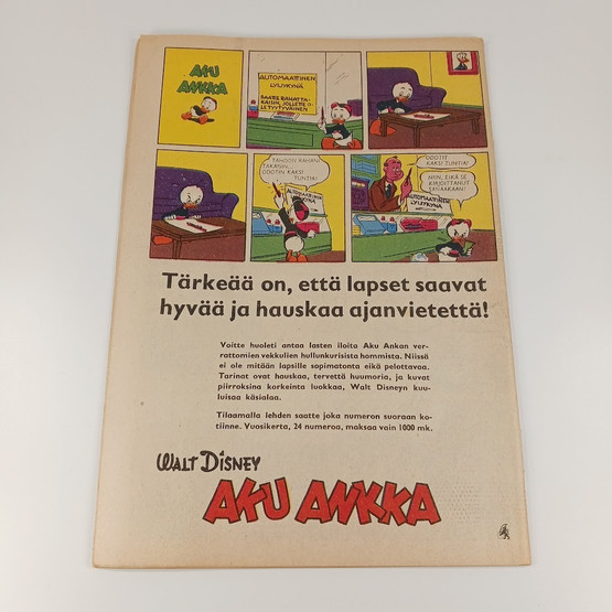 Sarjakuva, Aku Ankka, Jouluparaati, nro 12 C 1957