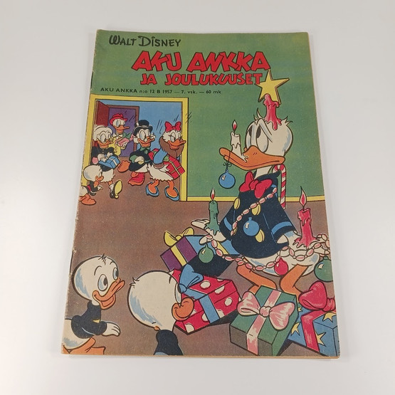 Sarjakuva, Aku Ankka ja joulukuuset, nro 12 B 1957