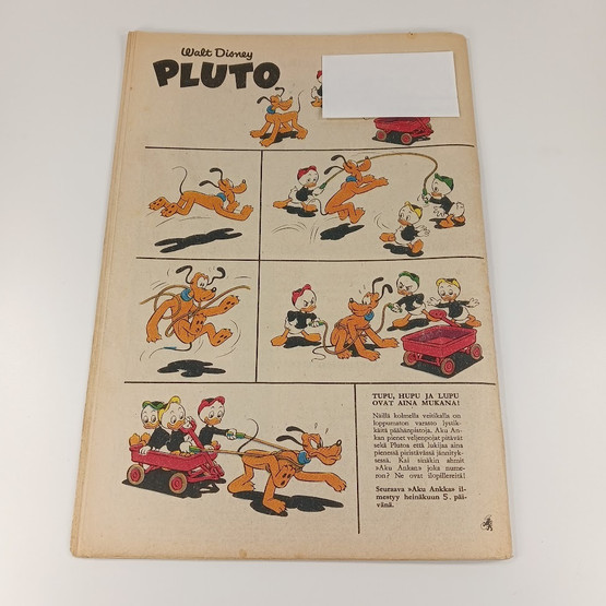 Sarjakuva, Aku Ankka, nro 12, Kesäkuu 1958