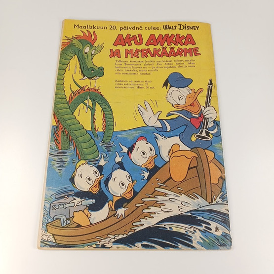 Sarjakuva, Aku Ankka, nro 3 A Maaliskuu 1956