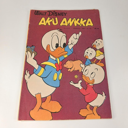 Sarjakuva, Aku Ankka, nro 6 A Kesäkuu 1956