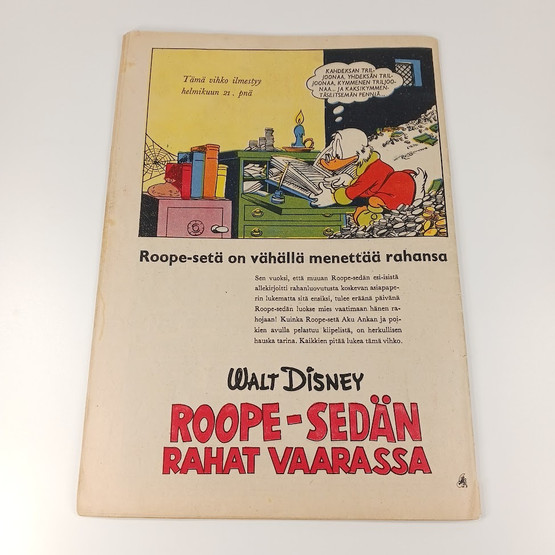Sarjakuva, Aku Ankka, nro 2 A Helmikuu 1956