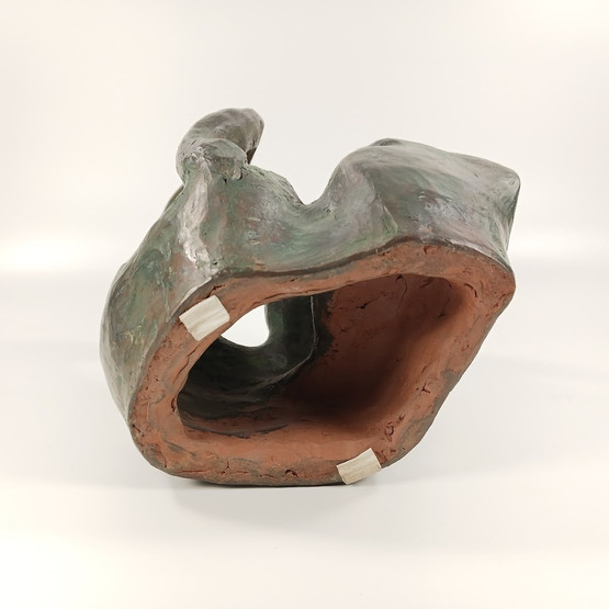 Veistos, sign. V. Leppänen -91