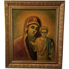 Ikoni, Jumaläiti, sign. Sergei Ananin