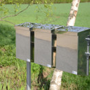 Postilaatikko optiona lukollinen välikansi