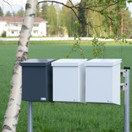 Postilaatikko optiona lukollinen välikansi